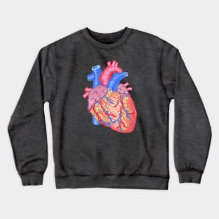 I Heart You Anatomical Heart Crewneck Sweatshirt